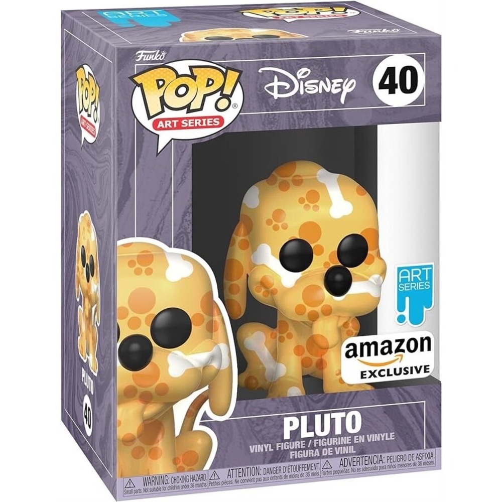 Funko Pop! Disney - Pluto Art Series #40 - Amazon Exclusive w/Hard Stack Case